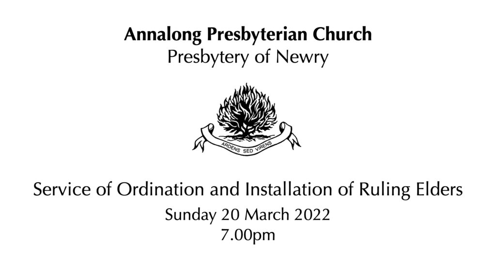 Evening Worship – Sunday 20th March 2022