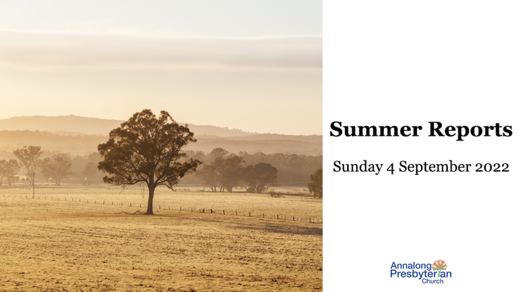 Evening Worship – Sunday 4th September 2022