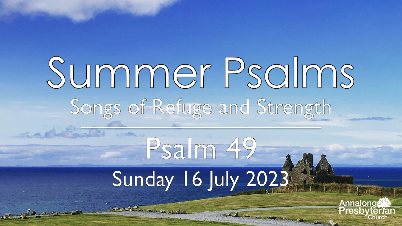 Morning Worship – Sunday 16th July 2023