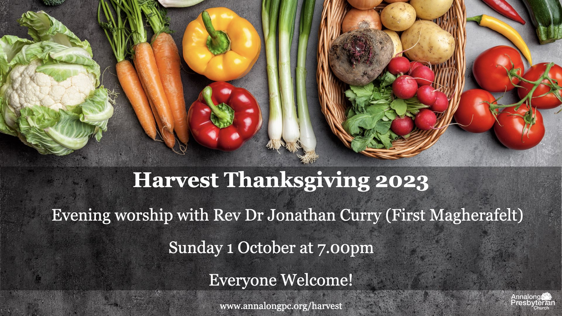 Evening Harvest Worship – Sunday 1 October 2023