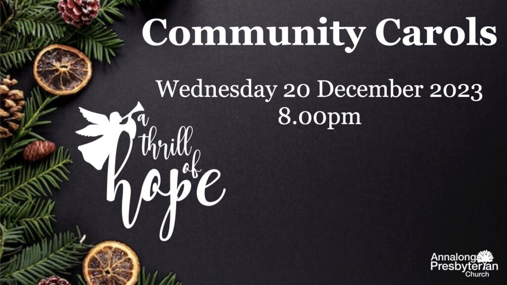 Community Carols – Wednesday 20 December 2023