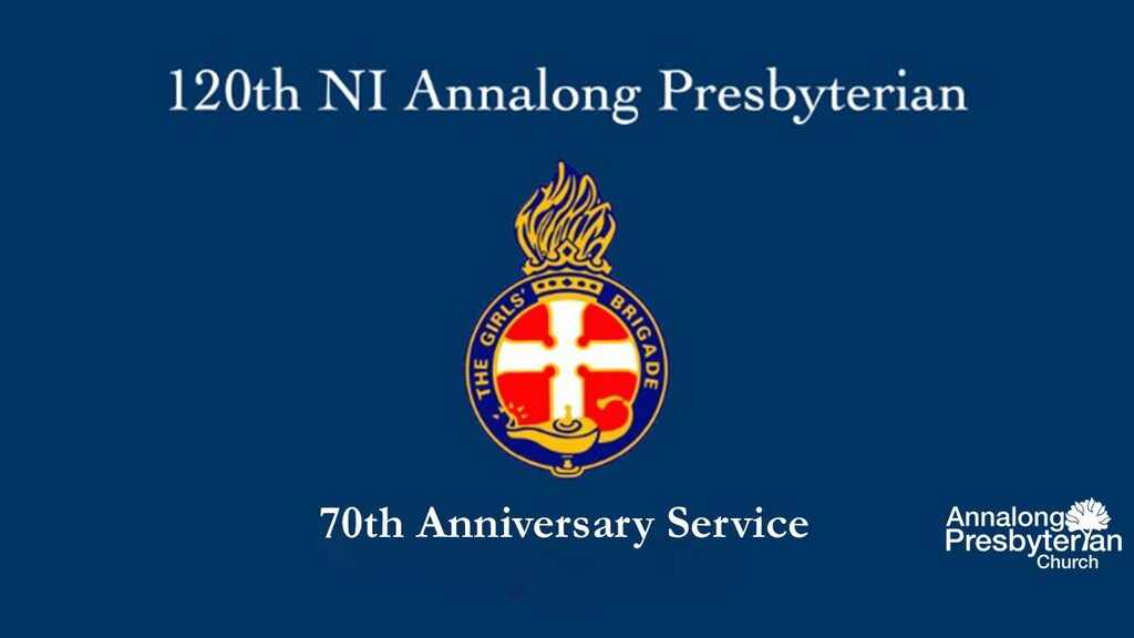 Girl's Brigade 70th Anniversary Service